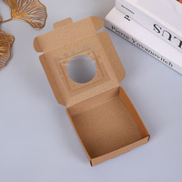Petite boîte à biscuits de luxe personnalisée, style italien, expédition kraft, séparateurs de fenêtre, gaufrage, stratification mate, caractéristiques écologiques
