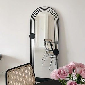 Stand luci camera bambini semplici trucco lungo <span class=keywords><strong>per</strong></span> bambini che ruota a figura intera specchio moderno camera da letto disegni specchio vestizione - Product Image 5