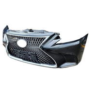 Utilisé pour Lexus LS Series Noir Ensemble de sécurité avant avec calandre radiateur Daytime Running Light Body Kit LS500 Bumper ABS Materi
