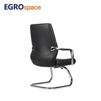 Fauteuil de bureau en cuir de luxe ergonomique et personnalisé EGROspace pour réunions, visites et conférences