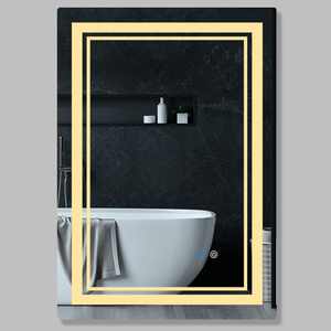 Fullkenlight đầy đủ ul CE góc phòng tắm gương chiếu sáng vanities phòng tắm với bồn rửa và gương - Product Image 5