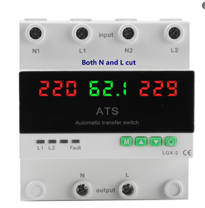 Interrupteurs automatiques d'usine directe, interrupteur <span class=keywords><strong>de</strong></span> transfert bidirectionnel ATS 220v, interrupteur <span class=keywords><strong>de</strong></span> transfert solaire avec <span class=keywords><strong>coupure</strong></span> N et L, 4p 63a pour le marché irakien - Product Image 1