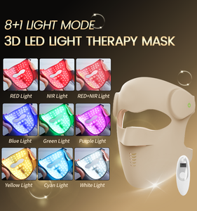 Pelangi grosir 415 nm 633nm 830nm merah Hihg cakupan silikon 7 lampu Led masker logo kustom lampu Led masker terapi - Product Image 2