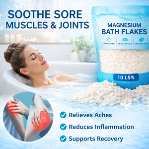 Flocons <span class=keywords><strong>de</strong></span> <span class=keywords><strong>magnésium</strong></span> pour le bain 10 LBS |   <span class=keywords><strong>Sel</strong></span> <span class=keywords><strong>d</strong></span>'<span class=keywords><strong>Epsom</strong></span> et sels <span class=keywords><strong>de</strong></span> la Mer Morte pour bains relaxants |   Relaxation musculaire et soulagement du stress - Product Image 3