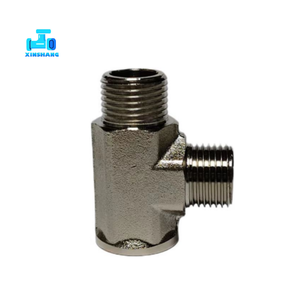 Raccords de tuyauterie en <span class=keywords><strong>acier</strong></span> forgé de haute qualité et lisses DI ASME 1/2' TEE Classe 150 GAS F/M Tee Nipple Robinet à bille A105 Raccord de robinet - Product Image 2