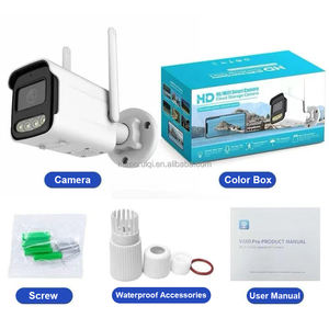 كاميرا V380Pro الخارجية المقاومة للماء بدقة 2 ميجابكسل مع خاصية كشف الحركة واتصال صوتي ثنائي الاتجاه للأمن المنزلي الذكي عبر واي فاي - Product Image 2