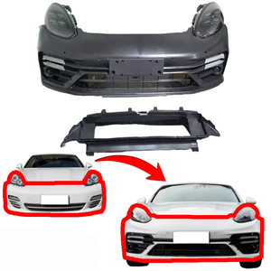 Assistance technique : pour Porsche Panamera 970 mise à niveau avec kit carrosserie Turbox, pare-chocs avant, phares LED, calandre, ailes, sécurisé, stable - Product Image 1