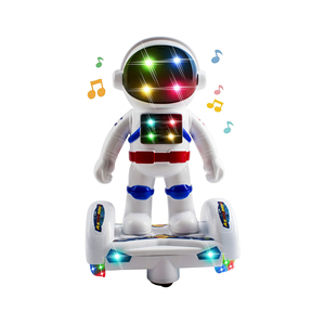 Giocattolo <span class=keywords><strong>Robot</strong></span> Astronauta Bump & Go, <span class=keywords><strong>Robot</strong></span> Spaziale con Luci LED 3D, Musica e Movimento Rotante, Giocattolo Educativo Interattivo per Bambini - Product Image 4