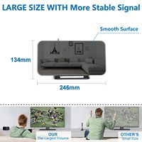 Antenne intérieure Antuko 4K 1080P Dvbt la plus vendue pour téléviseur avec amplificateur FM/VHF/UHF, chaînes locales gratuites