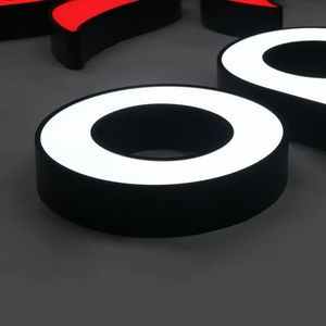 Letras <span class=keywords><strong>de</strong></span> Canal Iluminadas Frontalmente <span class=keywords><strong>de</strong></span> Acrílico y Acero Inoxidable con LED Personalizadas MACCAN, Señalización IP65 Resistente al Agua con Control Remoto, para <span class=keywords><strong>Empresas</strong></span> y Hogares - Product Image 4