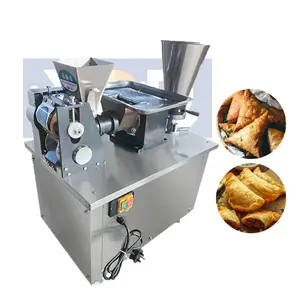 Mesin pembuat pangsit/Gyoza/Ravioli mesin pembuat Samosa otomatis sepenuhnya untuk dijual mesin Empanada otomatis