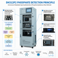 Analyseur de phosphate en ligne DH312P2 pour l'industrie textile et papetière et la surveillance de la qualité de l'eau dans l'élevage de crevettes