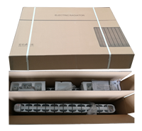 Blanco montado en la pared calentamiento rápido temporizador digital programación bloqueo de teclado 1000 W calentador de habitación de aluminio de convección libre
