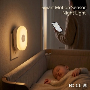 Veilleuse intelligente Tuya WiFi RGB à changement de couleur, mode double Bluetooth, mode fête romantique, contrôle vocal Alexa Google APP - Product Image 1
