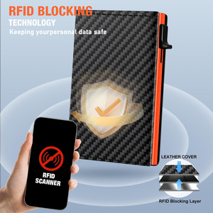 Minimalist Men's <b>Wallet</b> Compact Multi-Card <b>Metal</b> Card Holder Anti-Magnetic Everyday Commuting Business Use - Product Image 3
