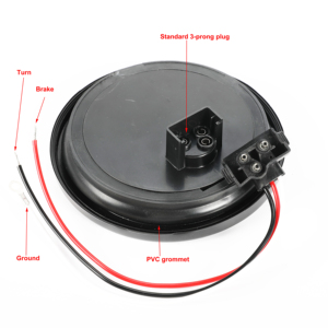 סויה נקודה 4 אינץ 'עגול הוביל קרוון & תאורת משאית | 12v/24v/24v עמיד למים להפסיק להפוך זנב - Product Image 6