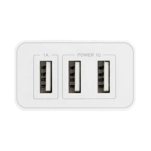 Caricabatterie da Muro con Ricarica Rapida, Portatile da Viaggio e Casa, USB a <span class=keywords><strong>3</strong></span> Porte per <span class=keywords><strong>iPhone</strong></span>, Vendita all'Ingrosso dalla Fabbrica Cinese - Product Image 2