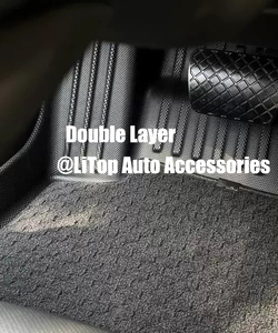 Tappetini Auto 3d tappetino per <span class=keywords><strong>Dacia</strong></span> Sandero Street Way 2020-2023 accessori Auto personalizzati tappetino per Auto copri vassoio del bagagliaio - Product Image 3