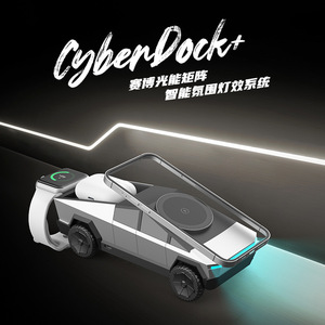 <span class=keywords><strong>Cargador</strong></span> Inalámbrico 3 en 1 Cybertruck Magnético de Carga Rápida QC3.0 <span class=keywords><strong>para</strong></span> Teléfono Auriculares Reloj con Puerto <span class=keywords><strong>Tipo</strong></span>-<span class=keywords><strong>C</strong></span> <span class=keywords><strong>Cargador</strong></span> Móvil de Fábrica - Product Image 2