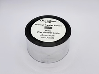 Pita Lilin Umum N809, Cetak Tajam, Ketahanan Goresan Baik, Kompatibel dengan Kebanyakan Printer Barcode Transfer Termal