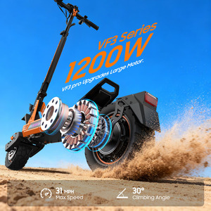 สกู๊ตเตอร์ไฟฟ้า Tufront E3 Pro ยางใหญ่ มอเตอร์คู่ คลังสินค้าในสหรัฐอเมริกา สกู๊ตเตอร์พับได้ราคาถูกที่ดีที่สุดสำหรับผู้ใหญ่ แรงทรงพลัง - Product Image 3