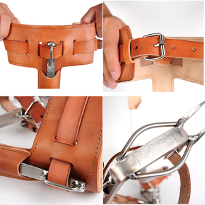 Pointes d'escalade en acier inoxydable réglables en hauteur <span class=keywords><strong>pour</strong></span> l'escalade d'arbres, outil d'escalade, sécateur d'arbre <span class=keywords><strong>pour</strong></span> travaux en hauteur en extérieur - Product Image 4