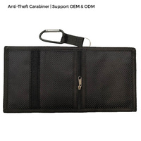 Produsen Guangzhou Dompet Lipat Tiga Pria Bahan Oxford Taktis Anti Maling dengan Carabiner, Dompet Perjalanan EDC untuk Olahraga Luar Ruangan, Logo Dapat Disesuaikan