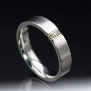 Hailer jóias conjunto de canal, design masculino, casal, noivado, casamento, safira, moissanite 18k, anéis de ouro reais para homens - Product Image 5