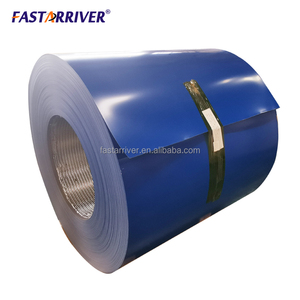 Fábrica de China Frente o lados dobles Pintado Color azul Pintura Rollo de bobina de aluminio Color Hoja de aluminio Precios - Product Image 1