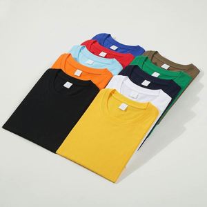 Wholesale China Factory Short Sleeve Men's Unisex Casual Loose Fit O-Neck 100% Cotton T-Shirt - Product Image 2