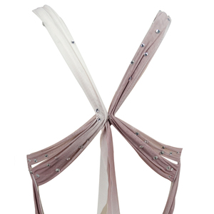Robe de patinage <span class=keywords><strong>artistique</strong></span> pour femmes, filles, adolescentes, compétitions, enfants, justaucorps rose, cadeaux de Noël multicolores - Product Image 4