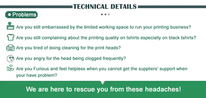 DTG machine prenda digital plana camiseta impresora para camiseta directa material textil DTG impresora con servicio de impresión gratuito - Product Image 6