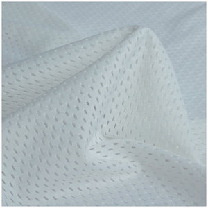 Tela de Jersey Transpirable con Orificios para Camisetas Deportivas, Uniformes de <span class=keywords><strong>Baloncesto</strong></span>, Tela de Malla de Secado Rápido, 100% Poliéster Tejido - Product Image 5