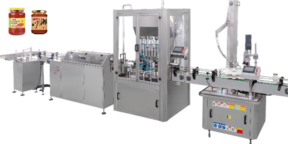 sauce bowl automatic filling capping labeling machine for tomato chilli paste fish sauce bottling machine