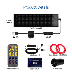 Lập trình LED hiển thị cho <span class=keywords><strong>Car</strong></span> & Truck cửa sổ phía sau Led Xe Devil Eyes với linh hoạt hiển thị trên xe tải phía sau cửa sổ - Product Image 3