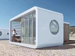 Luxury Modular Portable &amp; <strong>Movable</strong> Hotel Apple Cabin <strong>Container</strong> Prefabricated Steel Structure <strong>House</strong>
