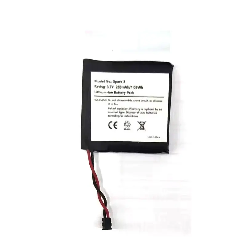 3.7V 280mAh Replacement Battery for Tomtom Spark 3 GPS Activity Tracker Fitness Watch battery