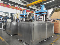 Presse hydraulique automatique à quatre colonnes et trois poutres pour boules de bain effervescentes, avec contrôle PLC et pompe à moteur