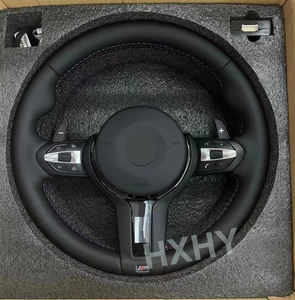 พวงมาลัยหนังแท้ HXHY รุ่นใหม่ อัจฉริยะ พร้อมจอ LCD สำหรับรถ <span class=keywords><strong>BMW</strong></span> ซีรีส์ F/G รุ่น M3 M5 F10 F30 F20 F12 F80 F82 F34 - Product Image 2