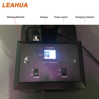 Mât d'éclairage de banquet populaire à batterie, barre LED RGBWA+UV, DMX sans fil, application pour table, mariage, événement, fête, buffet, lumière de lavage