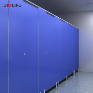 Cabines de vestiaire imperméables, cabines de toilettes colorées en HPL phénolique pour l'école - Product Image 4