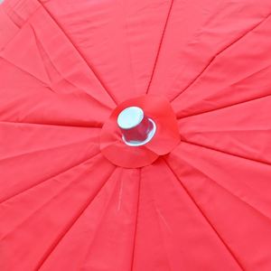 Parasol pare-soleil rouge 150 cm avec trous d'aération, protection UV, portable, multi-usages, pour extérieur, plage, jardin - Product Image 3