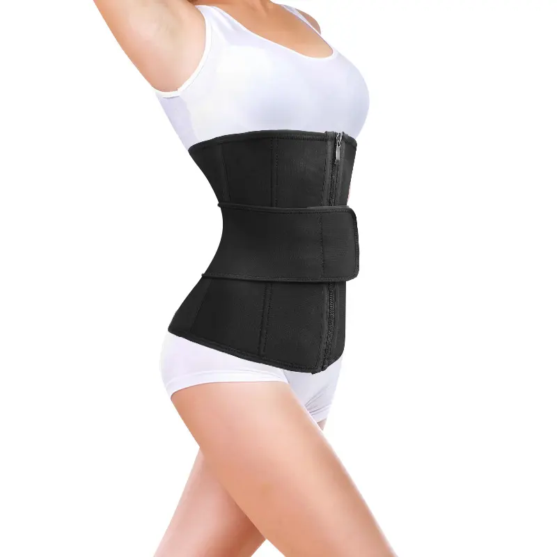 Venta caliente de fábrica de alta calidad Cincher cinturones adelgazantes gran oferta recortadora de barriga entrenador de cintura forma del cuerpo Paquete de aceite de ricino envoltura