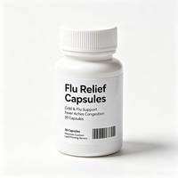 Étiquettes de bouteilles en capsule Haoxuan, autocollants imprimés durables en PET imperméables pour les solutions d'emballage des produits de santé