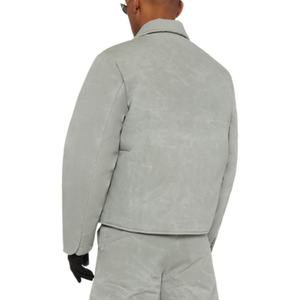 Veste d'hiver de haute qualité pour homme, veste courte zippée rembourrée en sergé de coton, design de créateur de mode - Product Image 5
