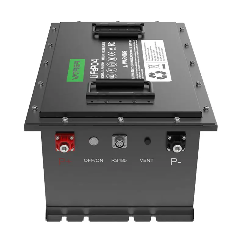Solar Charging 48v Lifepo4 Power Battery Built-In Bms With Lcd Screen 51.2v 105ah 48v Lifepo4 Golf Cart