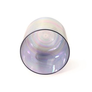 Cuenco de cristal de cuarzo azul transparente para yoga, alivio del estrés, sanación por sonido y baño de sonido - Product Image 4