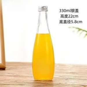 Botellas de vino de vidrio con tapa roscada transparente de 330ml y 500ml al por mayor para bebidas, whisky, <span class=keywords><strong>vodka</strong></span> y brandy. - Product Image 3