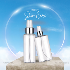 Bouteilles de lotion en plastique de haute qualité avec pompes blanches à épaule ronde pour gel douche, shampoing (taille personnalisée) - Product Image 1