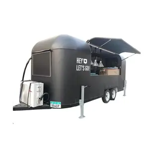 Hanyi 2025 Nwe Design Food Trailers Móvil Totalmente Equipado Venta al por mayor Camiones de comida usados con CE DOT - Product Image 3